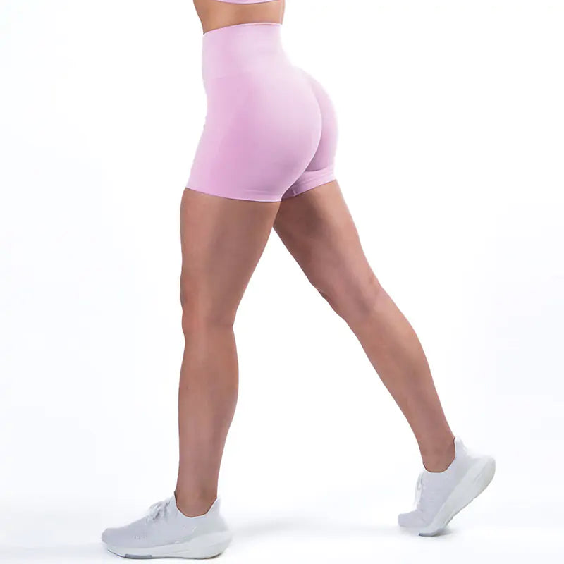 Sportshorts mit hoher Taille
