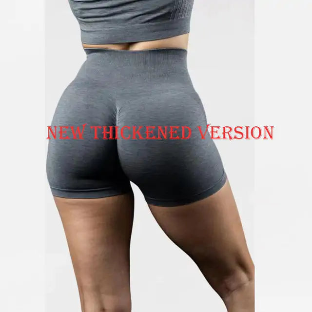Sportshorts mit hoher Taille