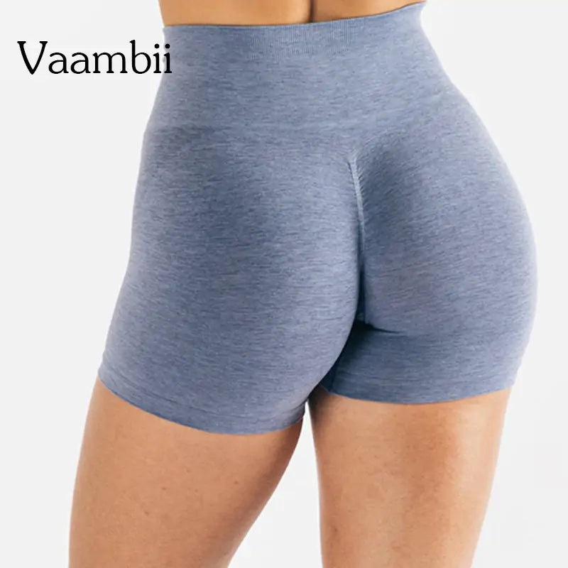 Sportshorts mit hoher Taille